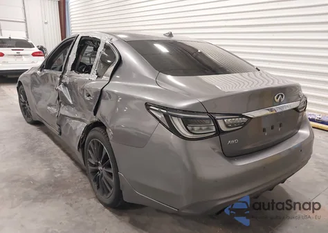 2018 Infinity Q50 z USA, uszkodzony, nr VIN JNIEV7AR4JM445559